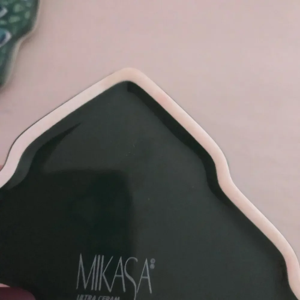 Mikasa Ultra Ceram Made in Japan Christmas Tree Ceramic Candy Dish Jenny Faw